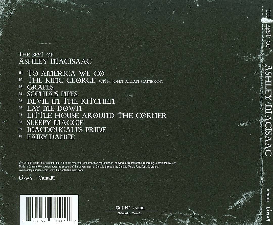 Best of Ashley MacIsaac cover art