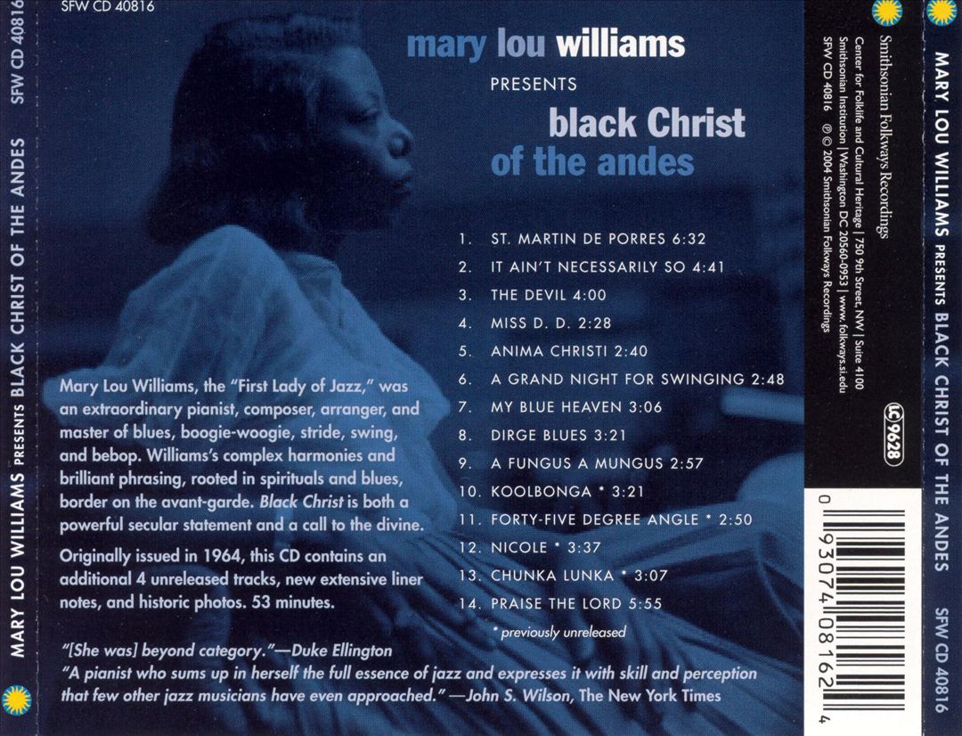 Mary Lou Williams Presents Black Christ of the Andes [Bonus Tracks] cover art
