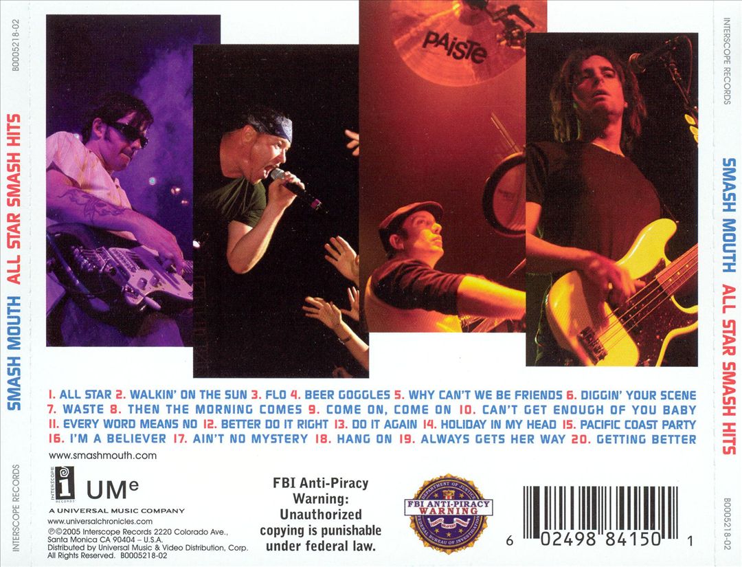 All Star Smash Hits cover art