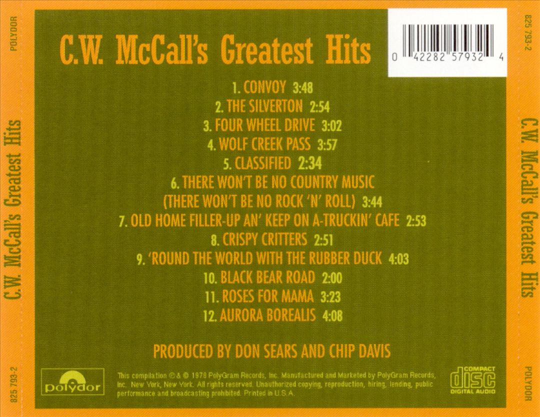 C. W. McCall's Greatest Hits cover art