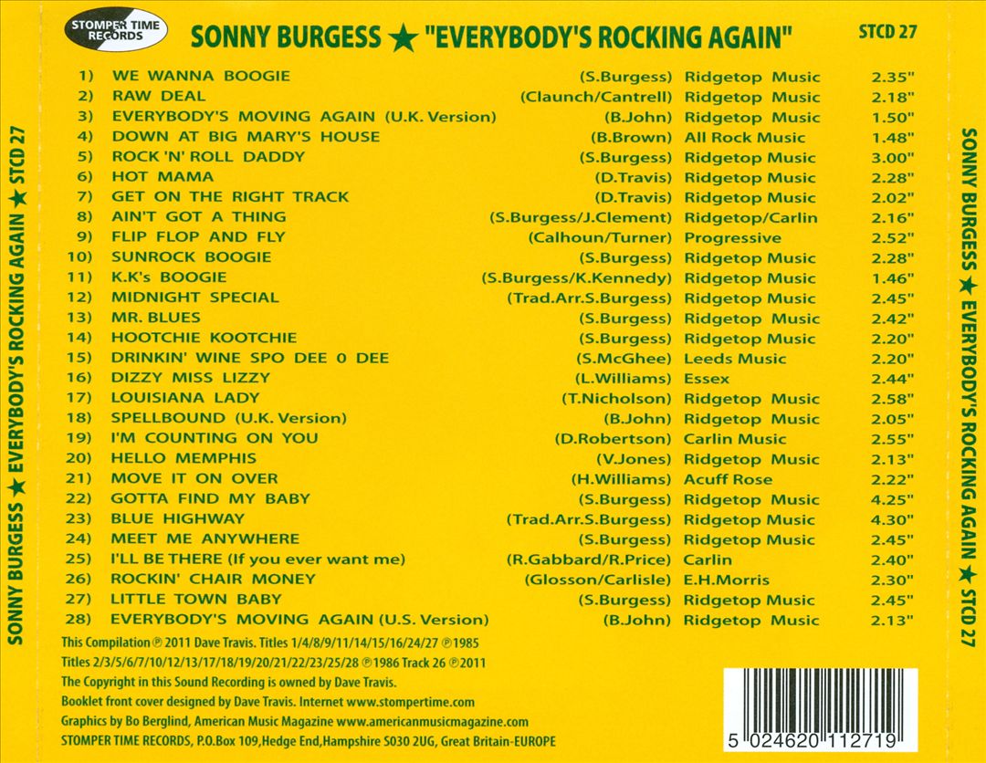 Everybody's Rocking Again cover art