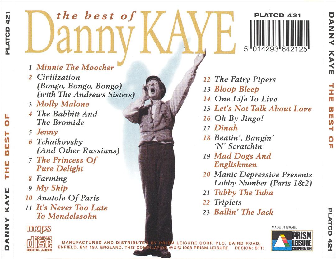 Best of Danny Kaye [Prism] cover art