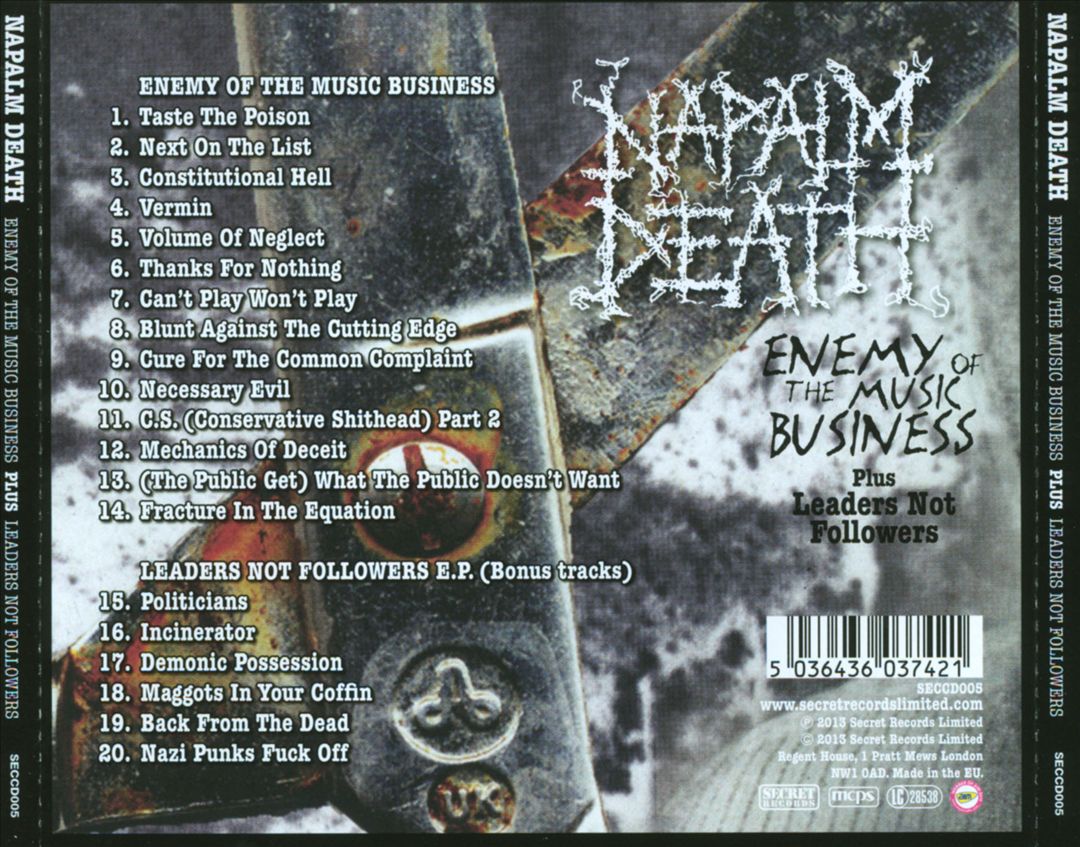 Enemy of the Music Business/Leaders Not Followers cover art