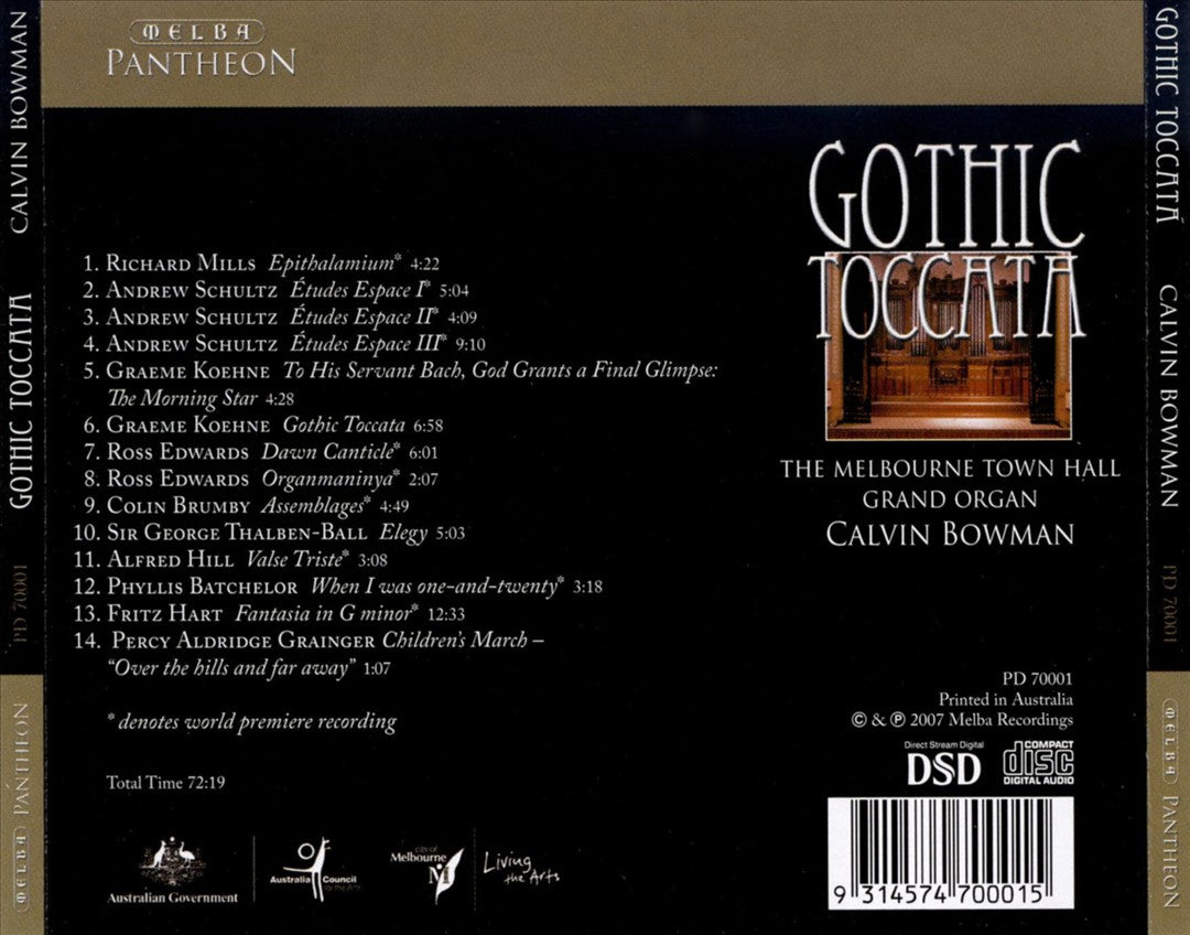 Gothic Toccata: Organ Music cover art