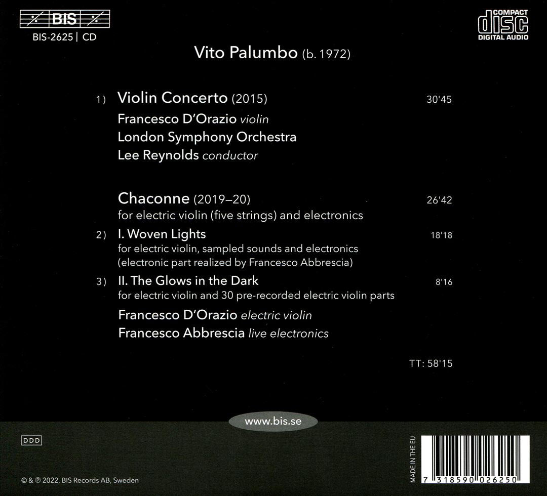 Vito Palumbo: Woven  Lights cover art