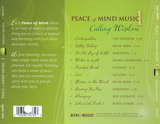 Peace of Mind Music, Vol. 1: Calling Wisdom cover art