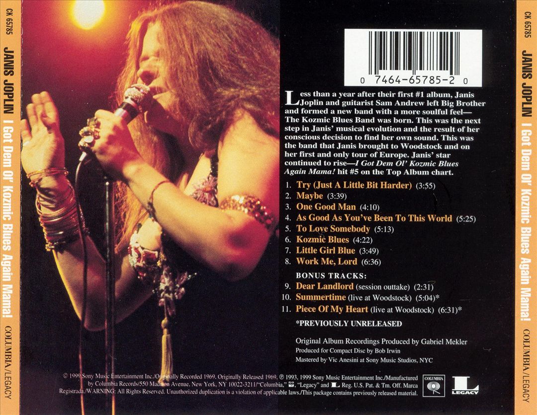 I Got Dem Ol' Kozmic Blues Again Mama! [Bonus Tracks] cover art
