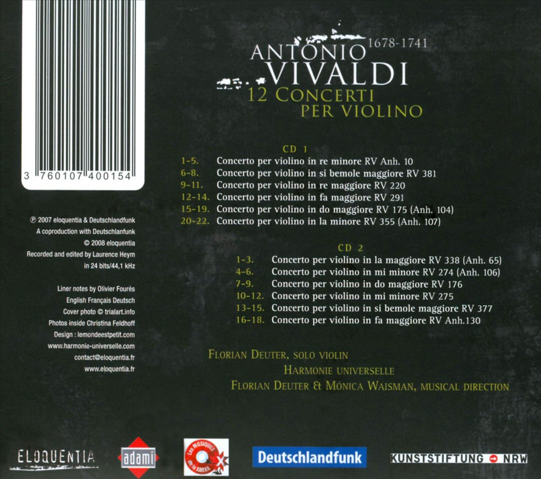 Vivaldi: Concerti per Violino cover art