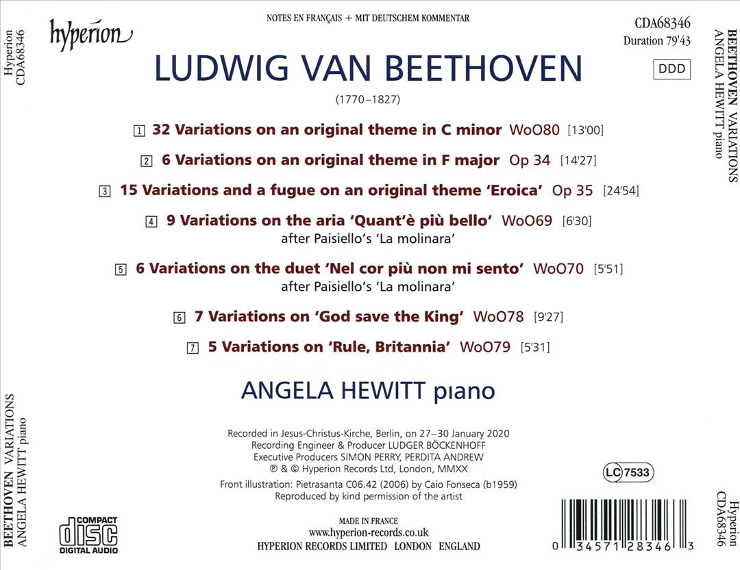 Beethoven: Variations cover art