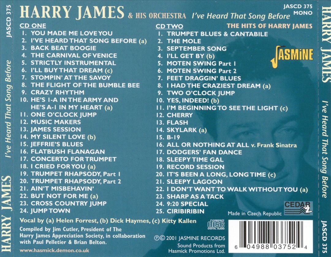 I've Heard That Song Before: The Hits of Harry James cover art
