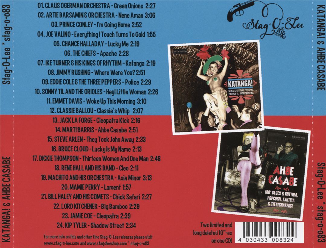 Exotic Blues & Rhythm, Vols. 1 & 2: Katanga! & Ahbe Cas cover art