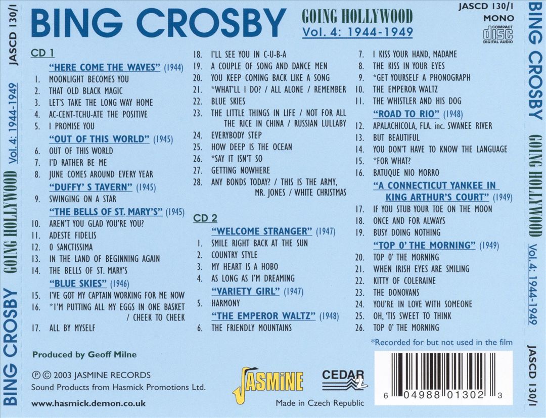 Going Hollywood, Vol. 4: 1944-1949 cover art