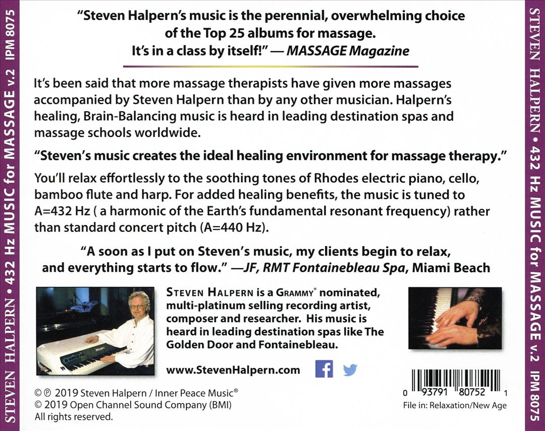 432 Hz Music for Massage, Vol. 2 cover art