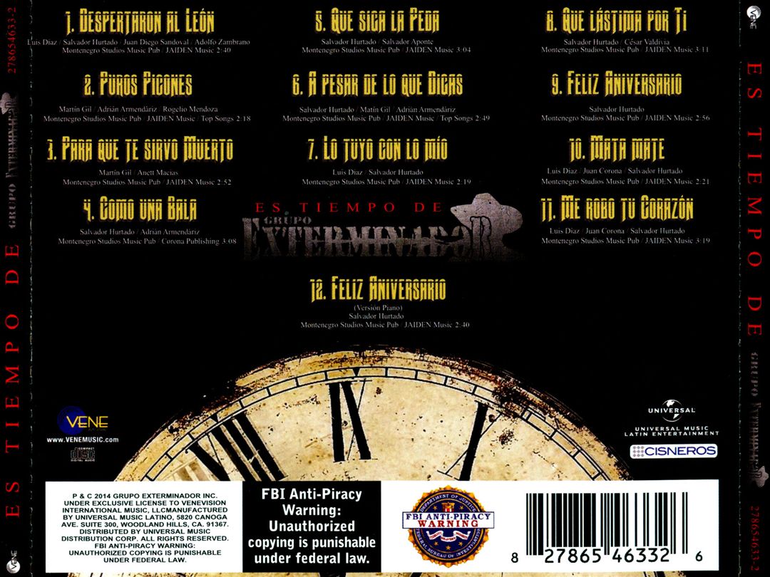 Es Tiempo De Grupo Exterminador cover art
