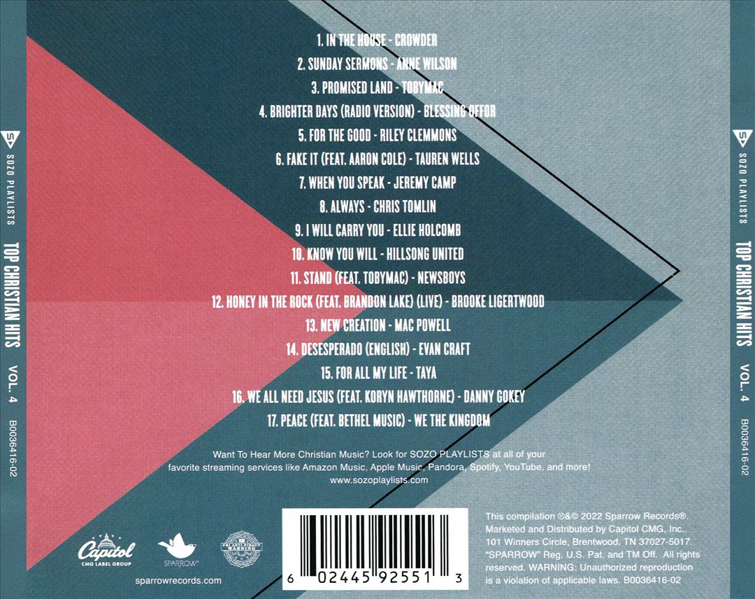 Sozo Playlists: Top Christian Hits, Vol. 4 cover art