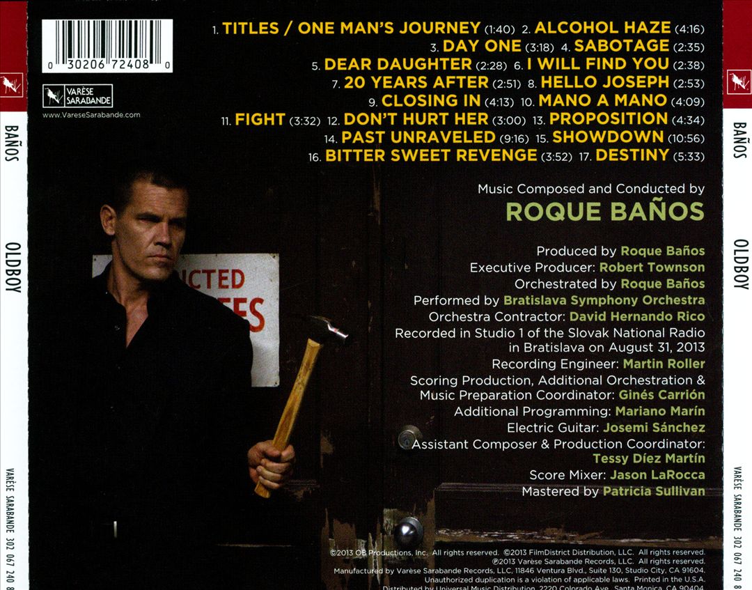 Oldboy [2013] [Original Motion Picture Soundtrack] cover art