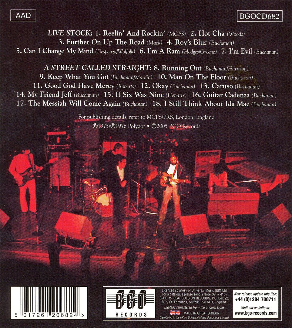 Live Stock/A Street Called Straight cover art