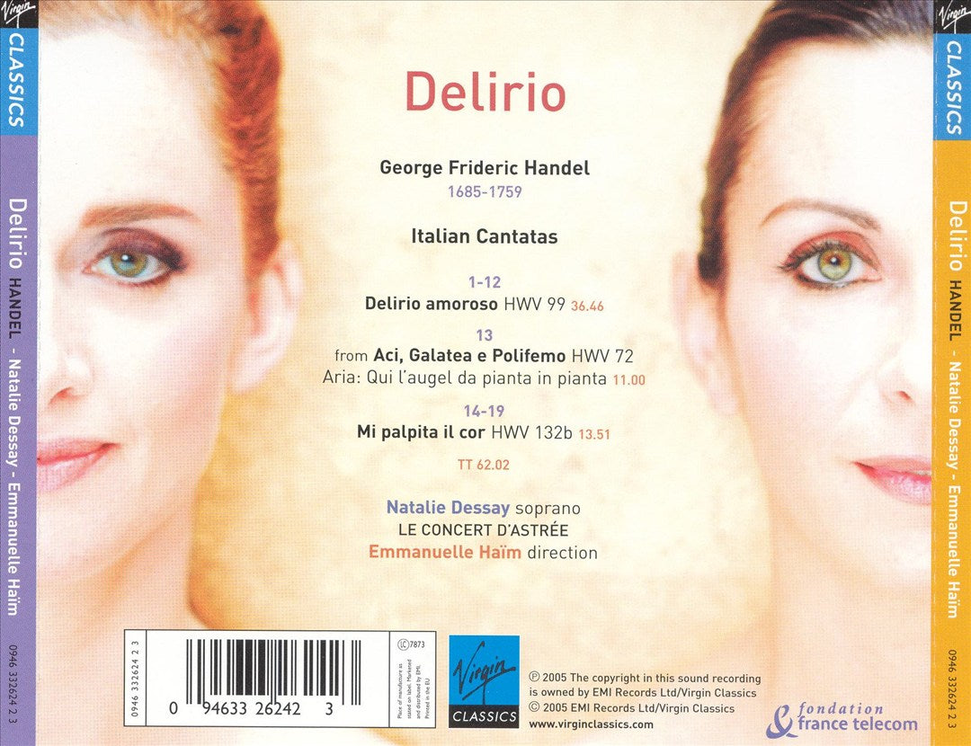 Delirio: Handel's Italian Cantatas cover art