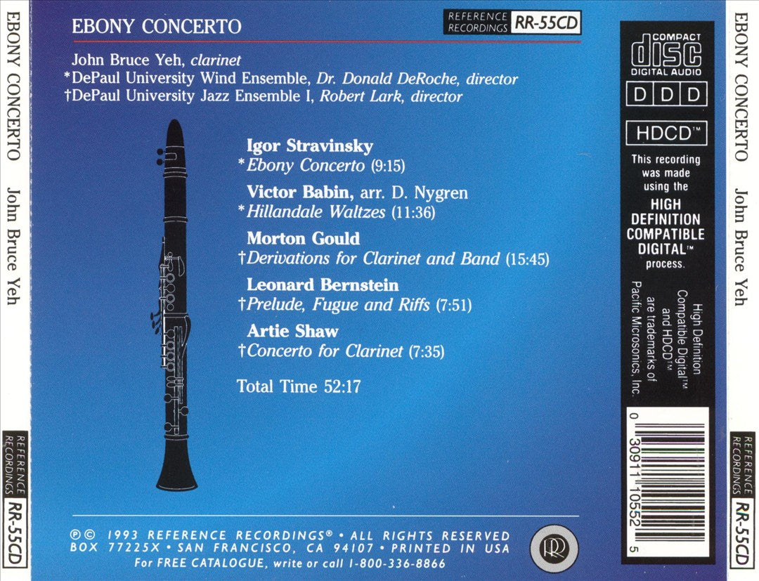 Ebony Concerto cover art