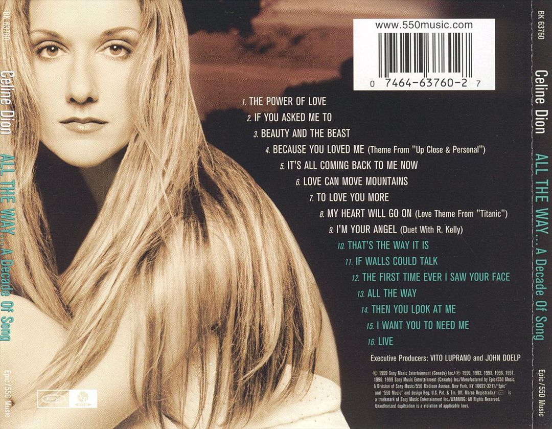 All the Way: A Decade of Song cover art