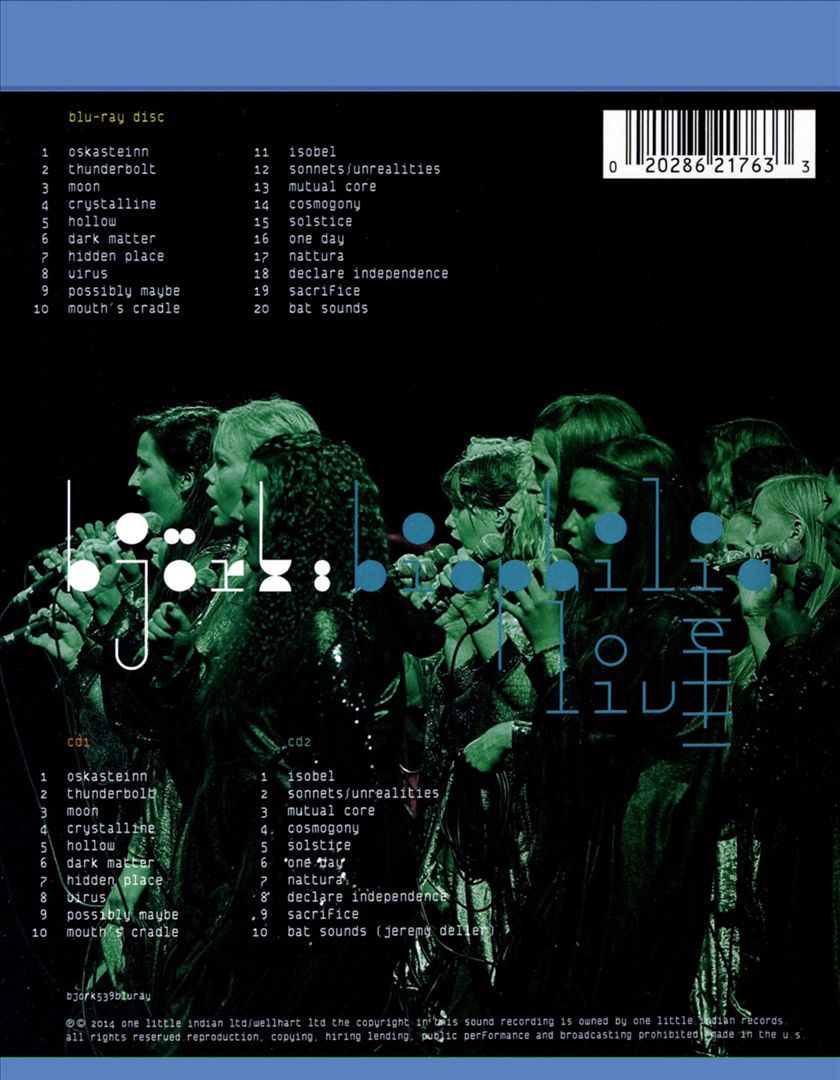 Biophilia Live cover art
