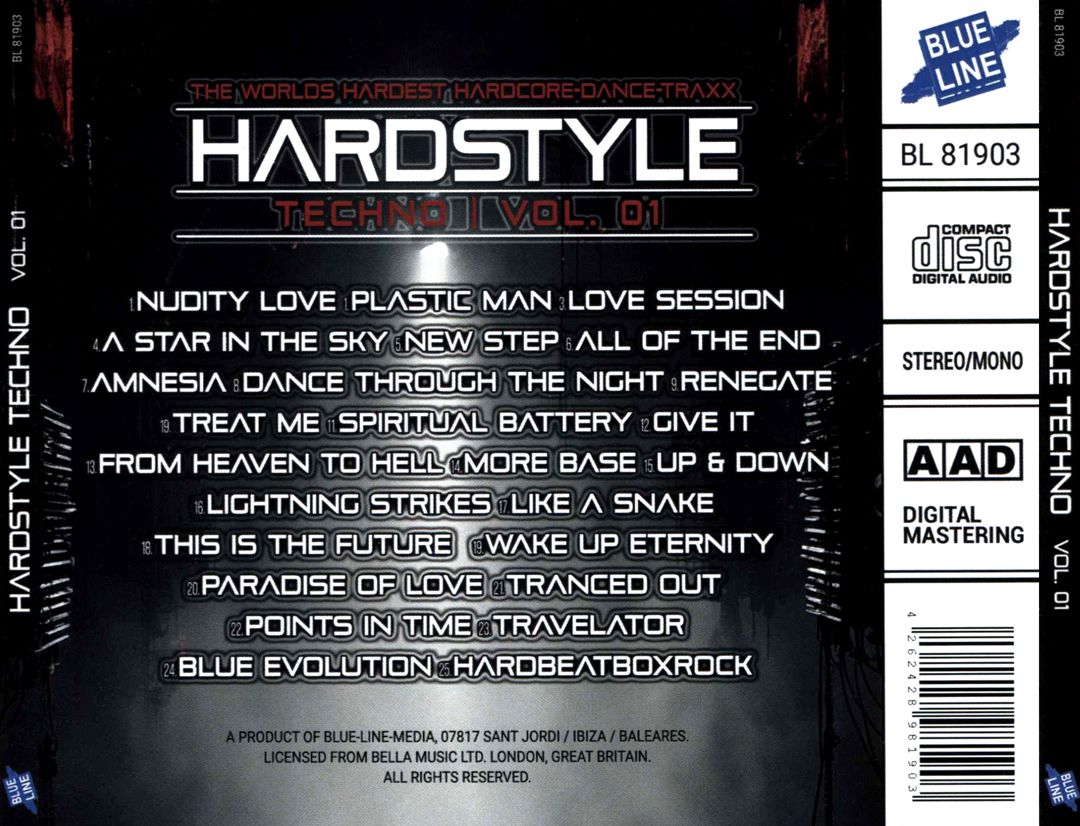 Hardstyle Techno, Vol. 1 cover art