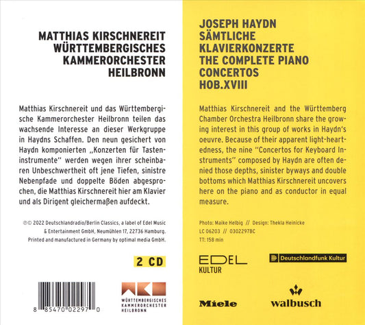 Haydn: The Complete Piano Concertos cover art