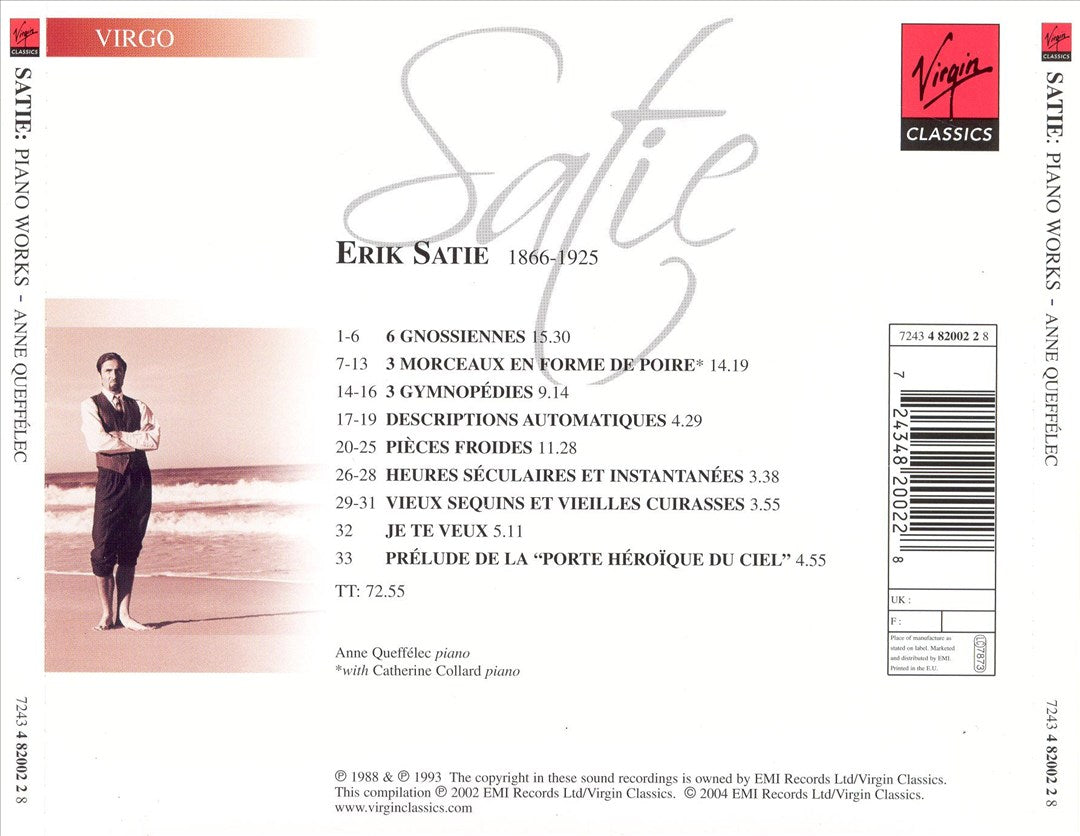 Satie: Gnossiennes; Gymnopédies; Piano Works cover art