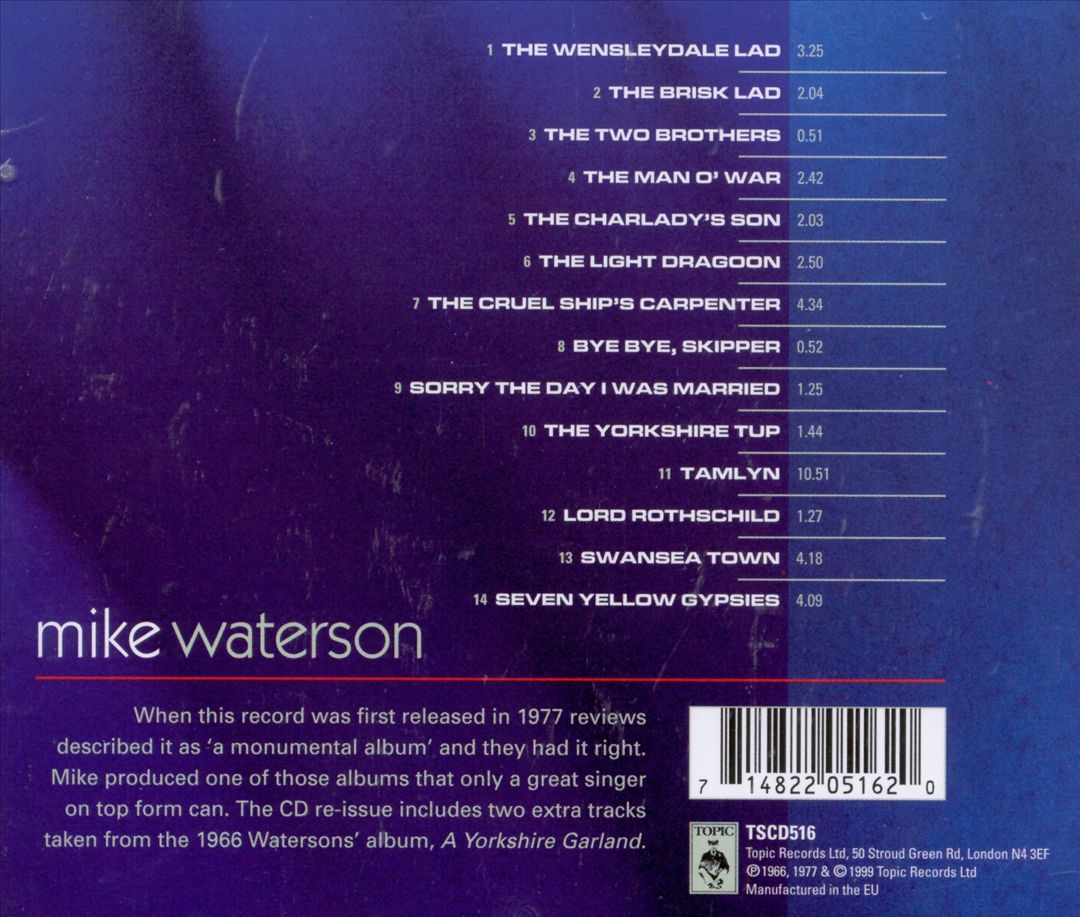 Mike Waterson cover art