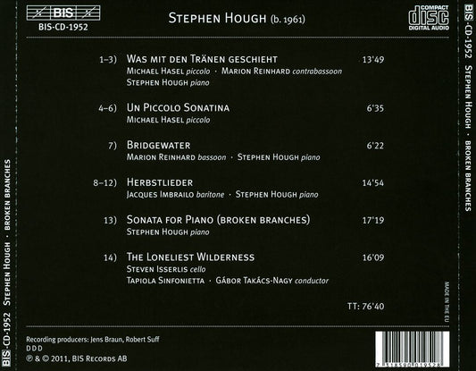Stephen Hough: Broken Branches cover art