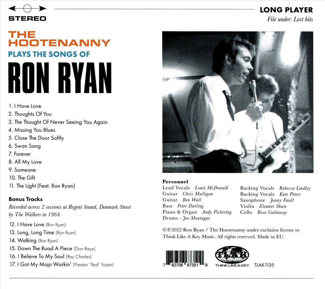 Plays the Songs of Ron Ryan cover art