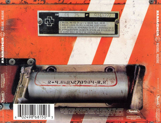 REISE, REISE cover art