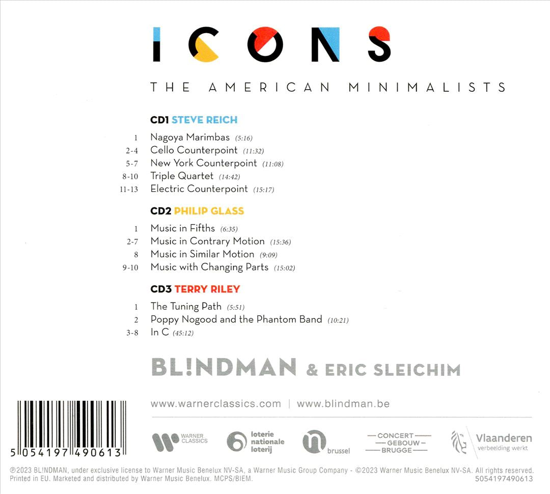 ICONS: The American Minimalists cover art