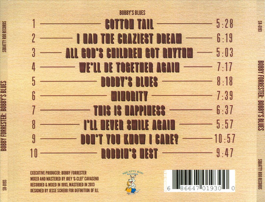 Bobby's Blues cover art