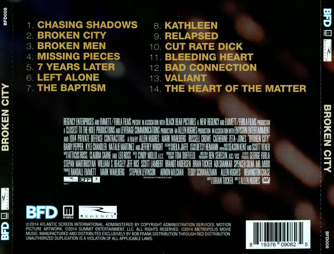 Broken City [Original Movie Soundtrack] cover art