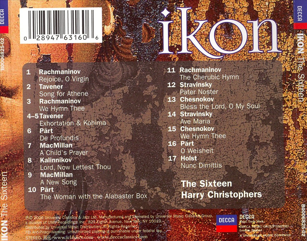 Ikon: Music for the Spirit & Soul cover art