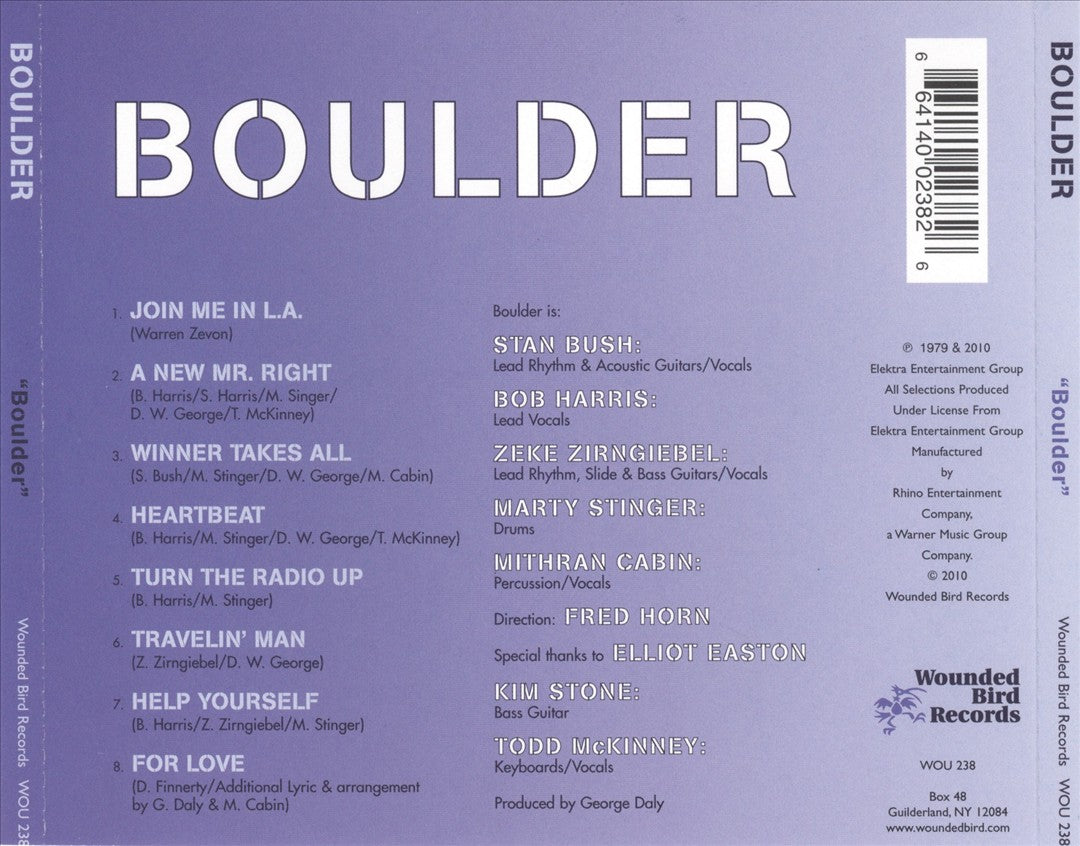 Boulder cover art