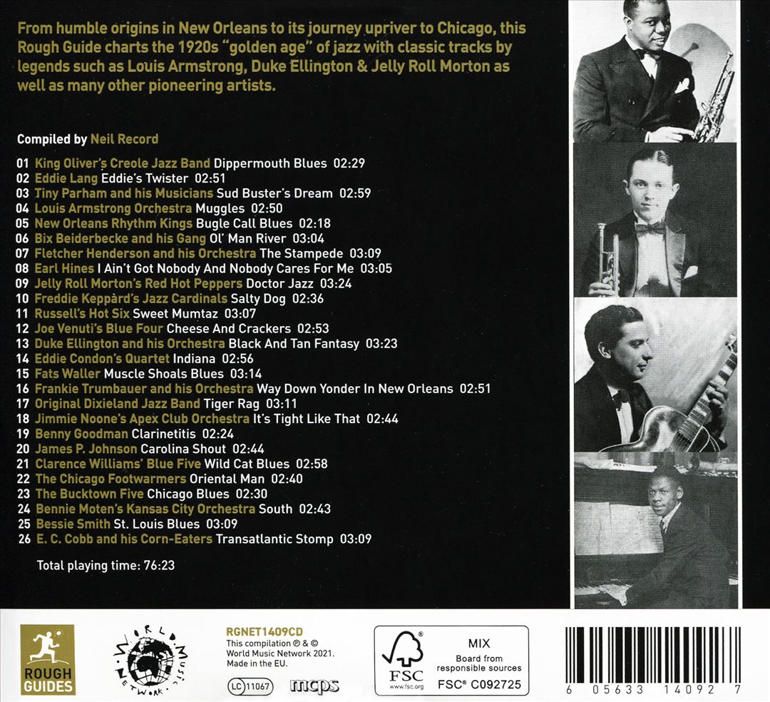 Rough Guide to the Roots of Jazz cover art