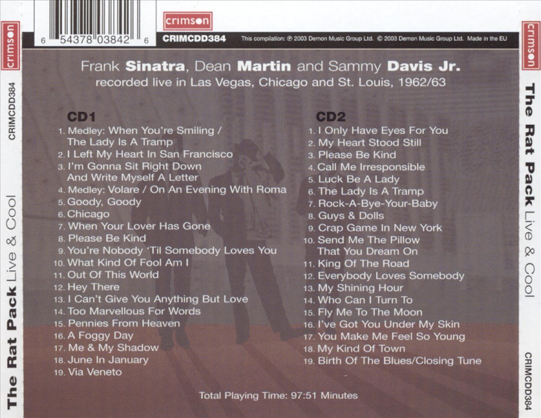 Rat Pack: Live & Cool cover art