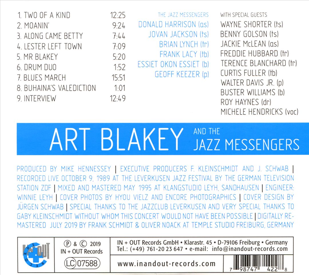 Art of Jazz: Live in Leverkusen cover art