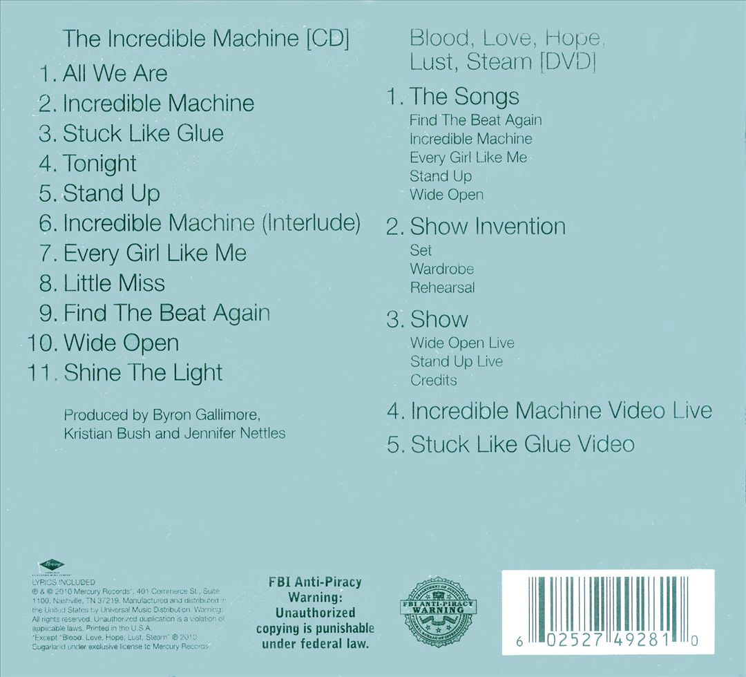 Incredible Machine [CD/DVD] cover art