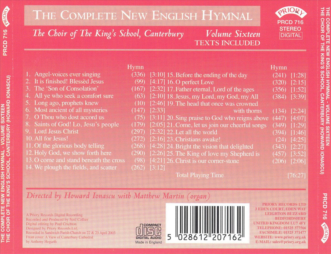 Complete New English Hymnal, Vol. 16 cover art