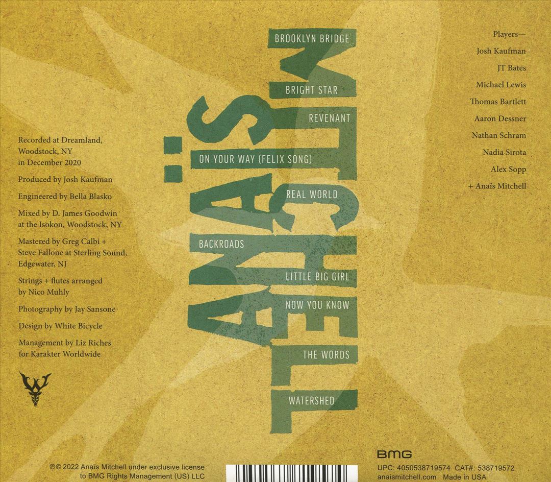 Anaïs Mitchell cover art