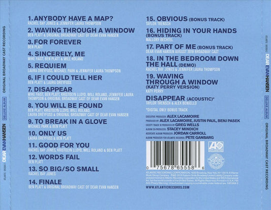 Dear Evan Hansen [Original Broadway Cast Recording] [Deluxe] cover art