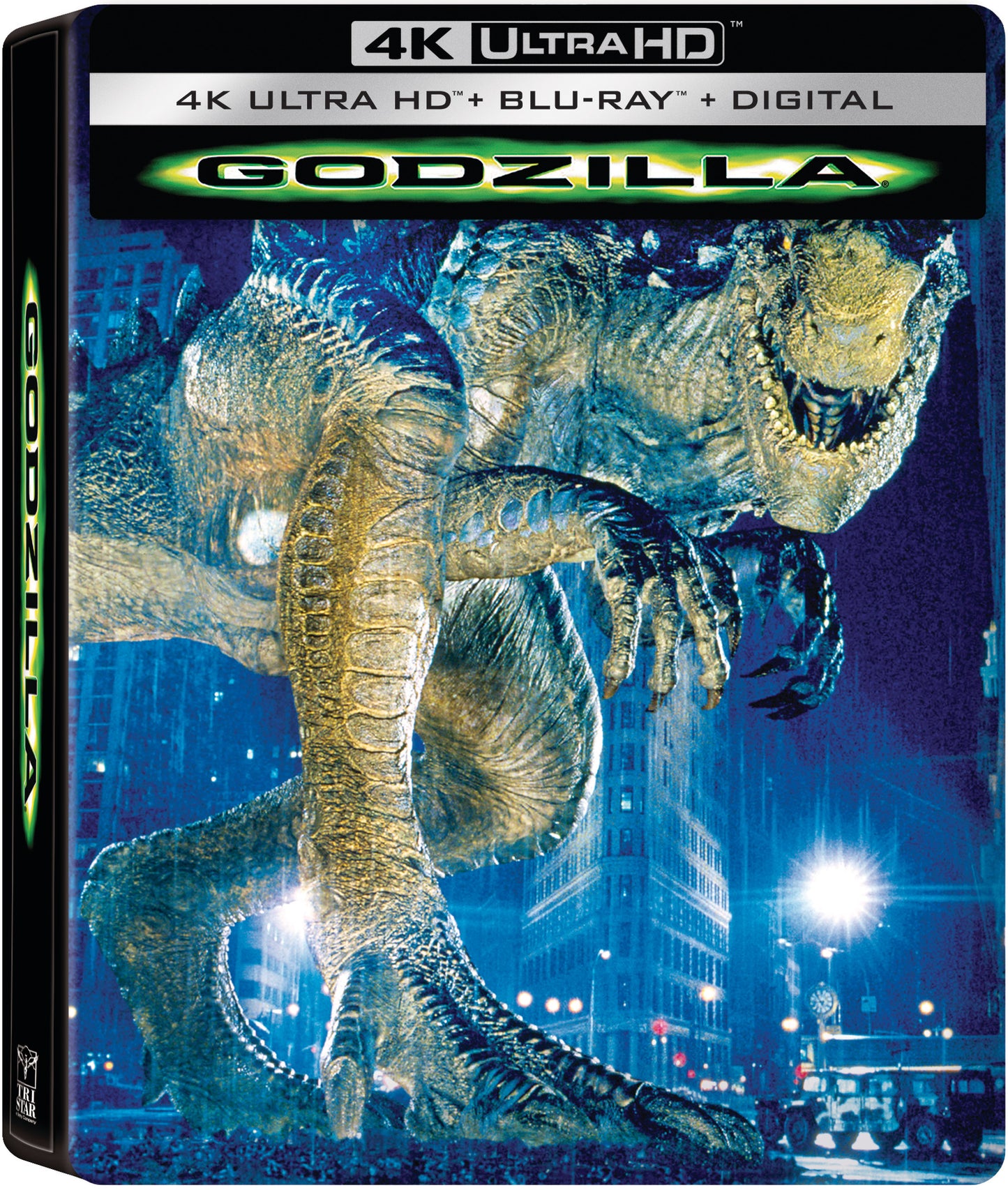 Godzilla [SteelBook] [Includes Digital Copy] [4K Ultra HD Blu-ray/Blu-ray] cover art