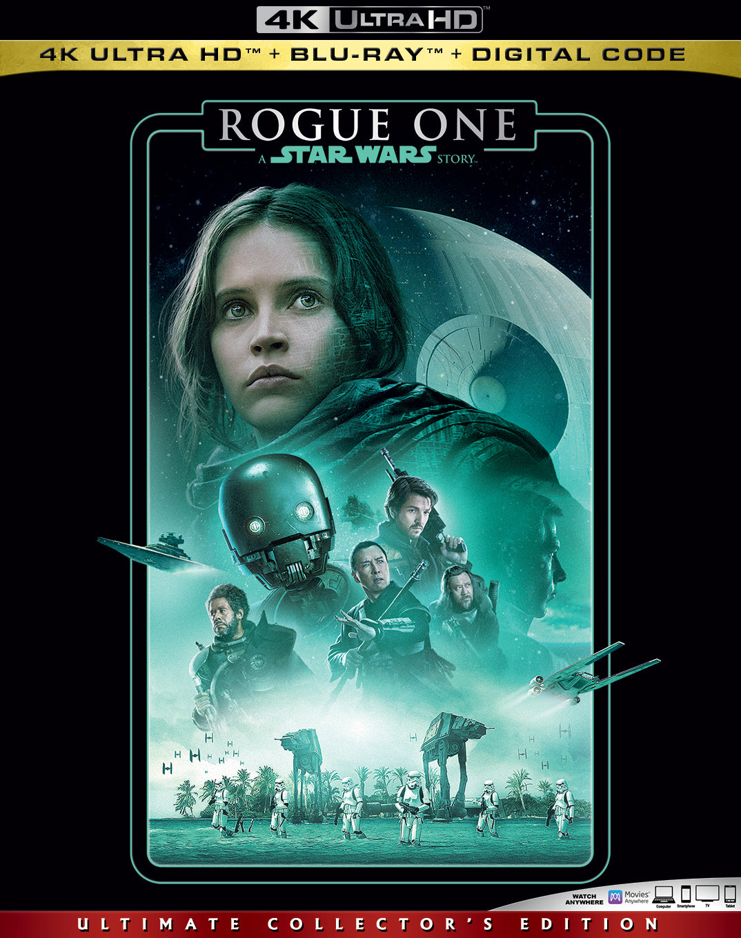Rogue One: A Star Wars Story [Includes Digital Copy] [4K Ultra HD Blu-ray/Blu-ray] cover art