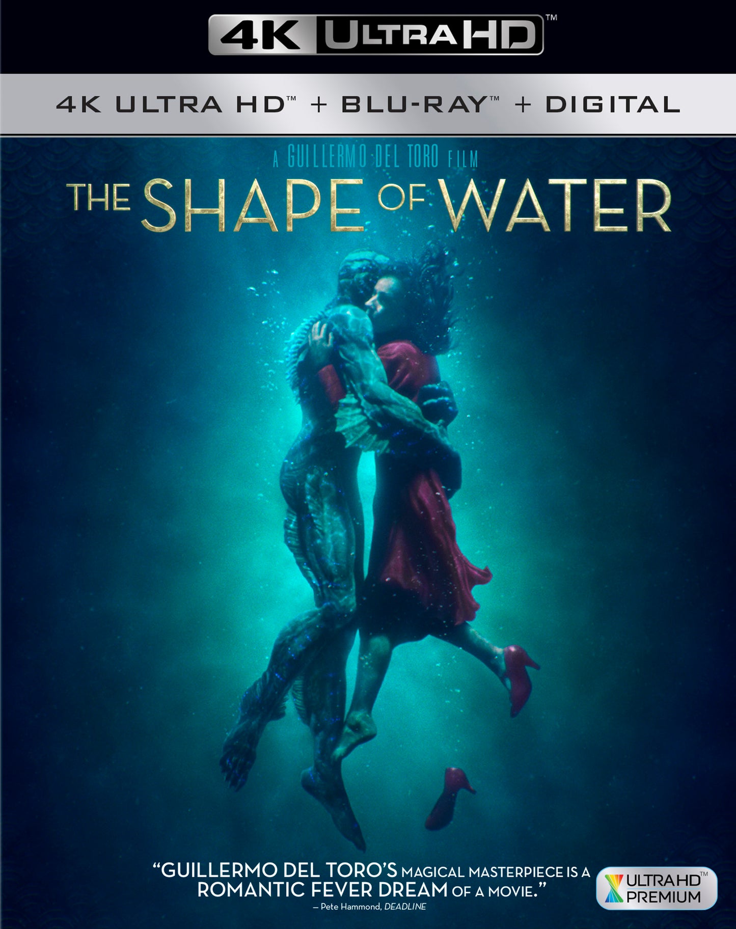 Shape of Water [Includes Digital Copy] [4K Ultra HD Blu-ray/Blu-ray] cover art