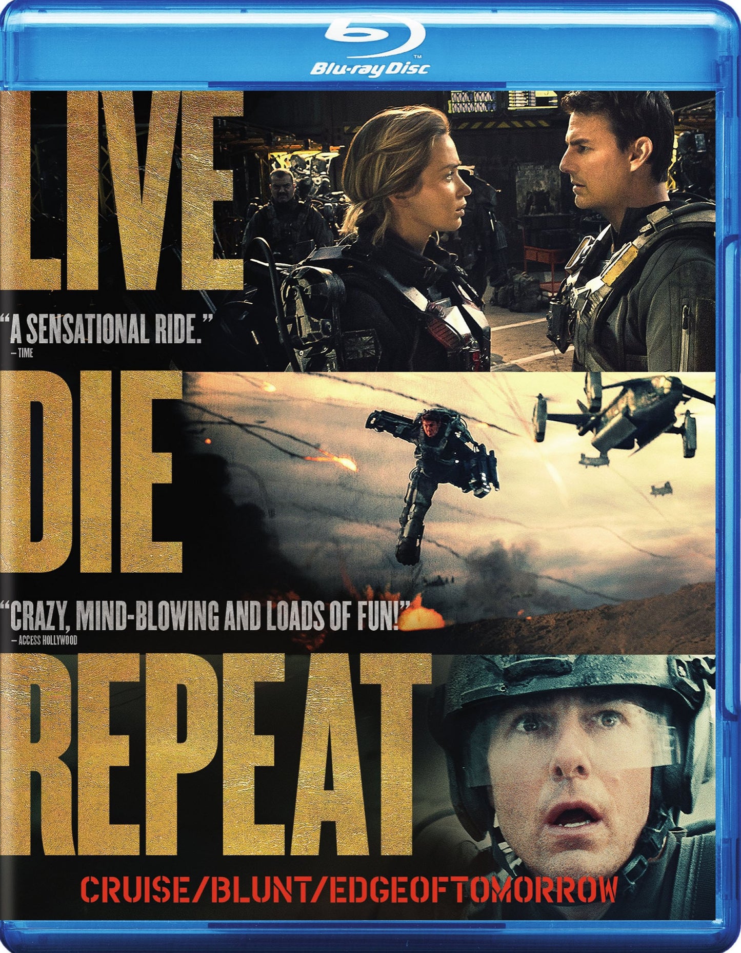 Live Die Repeat: Edge of Tomorrow [Blu-ray] cover art