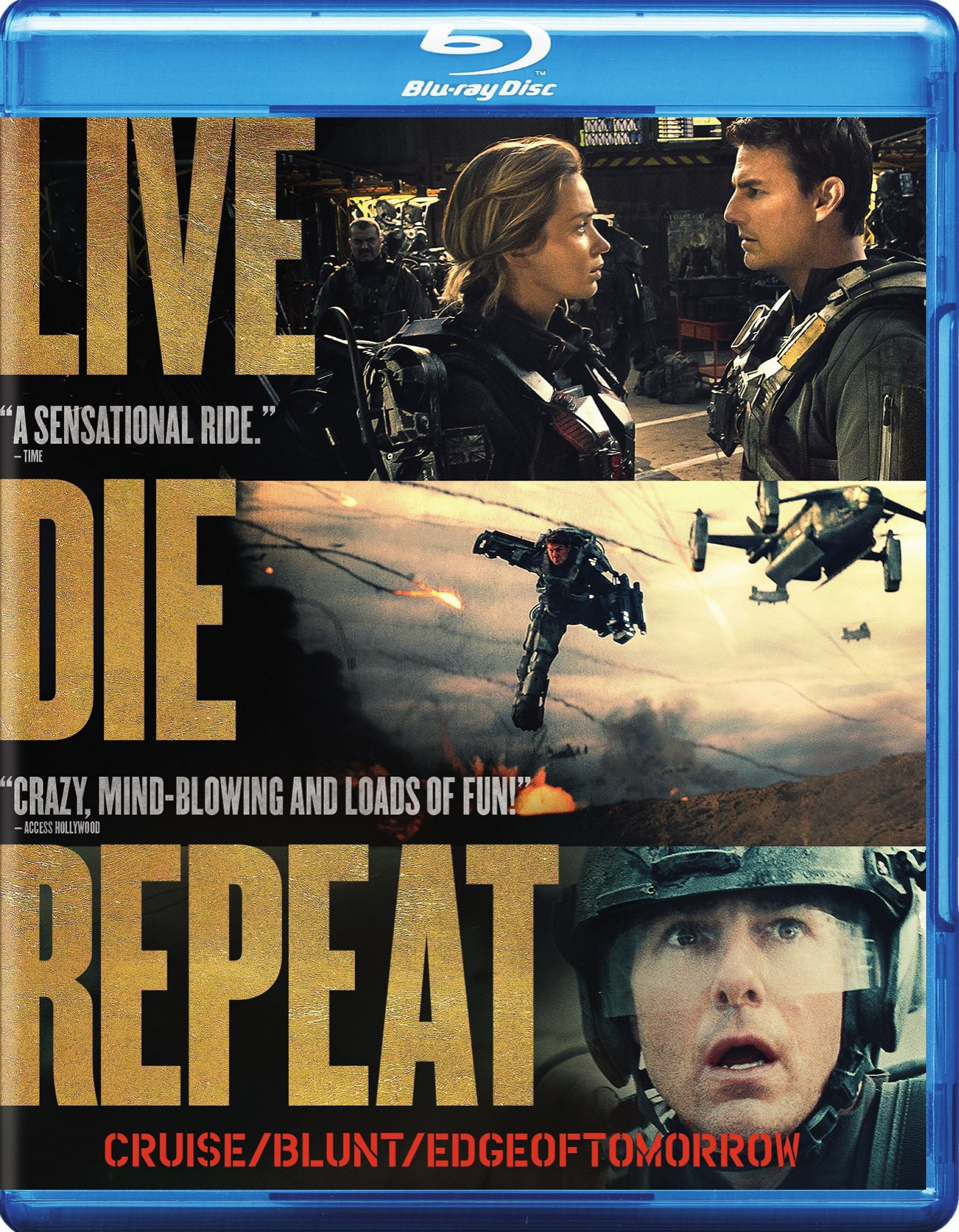 Live Die Repeat: Edge of Tomorrow [Blu-ray] cover art