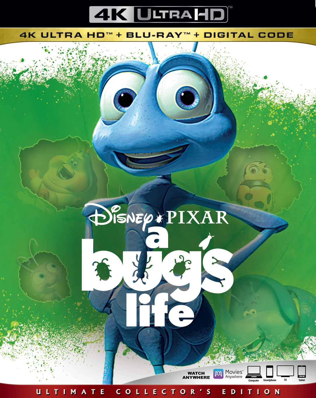 Bug's Life [Includes Digital Copy] [4K Ultra HD Blu-ray/Blu-ray] cover art